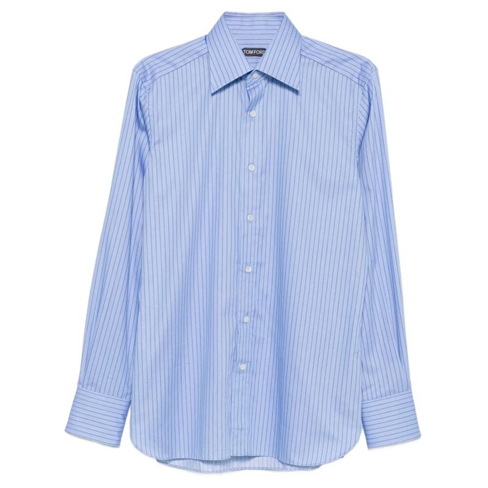 Tom Ford Men Striped Cotton Shirt